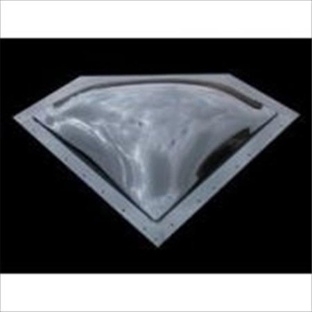 BRI-RUS SPEC BRI-RUS SPEC NSL2810W 28 x 10 In. Neo Angle Skylight Exterior Dome; White B1G-NSL2810W